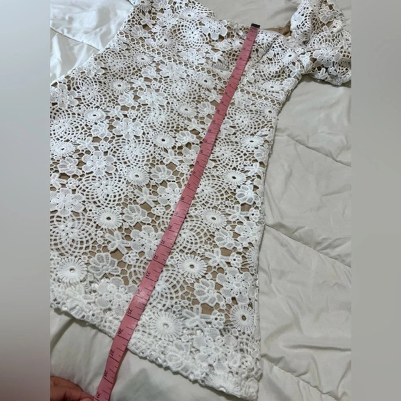 Lush Clothing Lush Puff Sleeve Crochet Lace Mini Dress
White Size M - Picture 8 of 14